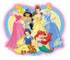 Disney Princess Glittered Blan..