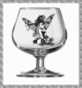 Gothic Tink in a glass