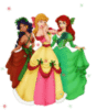 Holiday Disney Princesses with..