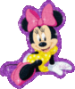 Minnie Mouse with glitter