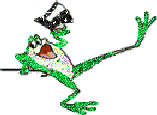 Singing dancing frog