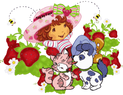 Strawberry Shortcake with Pets