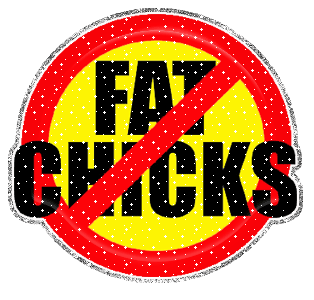 No Fat Chicks Sign