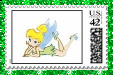 Tinkerbell Stamp (glitter boar..