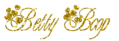 betty Boop written in sparklin..