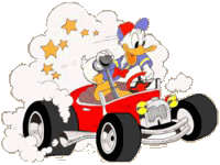 donald in a hotrod