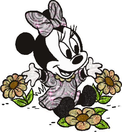 lil minnie with flowers