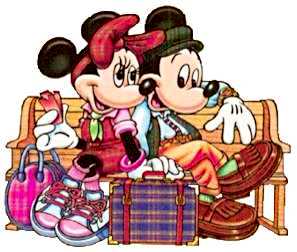 mickey & minnie on vaction