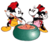 mickey & minnie cooking