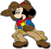 mickey as a cowboy