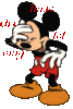 mickey cant stop laughing