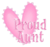 pink heart proud aunt