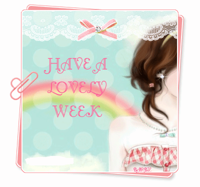 have a lovely week