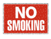 Sign. NO SMOKING