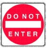 Sign. Do Not Enter