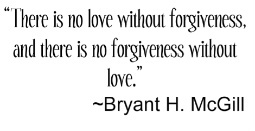 love and forgiveness