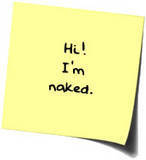 Hi, I'm naked!