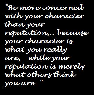Character or Reputation?