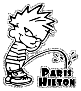 Calvin Peeing On Paris Hilton
