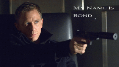 My Name is Bond. James Bond