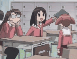 anime girl funny cartoon school