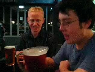boy cool drink beer