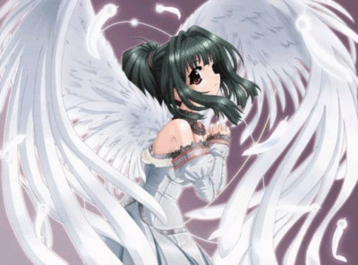 Anime girl angel