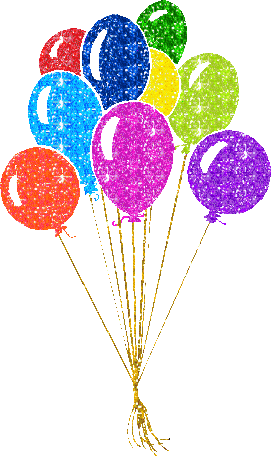happy birthday balloons gif