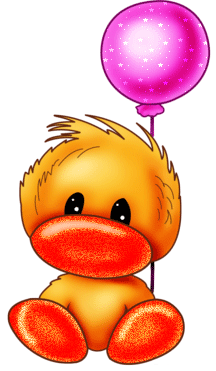 Glitter Cute Duck