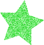 Glitter Green Star
