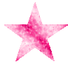 Glitter Pink Star