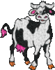 Glitter cow
