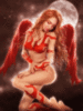 Red angel girl