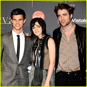 Twilight Robert Pattinson & Kristen Stewart & Taylor Lautner 