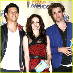 Twilight Robert Pattinson & Kristen Stewart & Taylor Lautner 