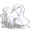 Glitter Swan