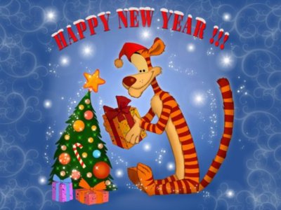 Happy New year! tiger