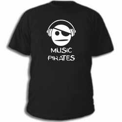 T-shirt Music Pirates