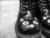 Shoes black cats