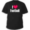 T-shirt I love Football