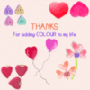 Thanks for adding COLOUR to my life