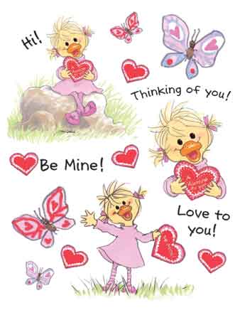 Hi! Thinking of YOU! Be Mine! Love to you!