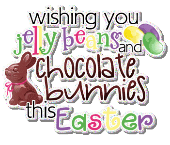 Wishing you jelly beans and chocolate bunnies this Easter