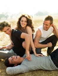 Twilight Robert Pattinson & Kristen Stewart & Taylor Lautner 