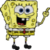Glitter Sponge Bob