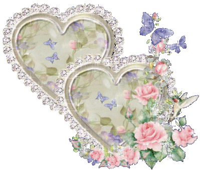 Glitter Hearts & Flowers