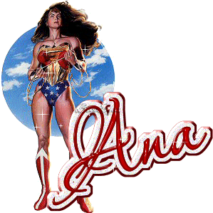 Glitter Wonder-Woman Ana