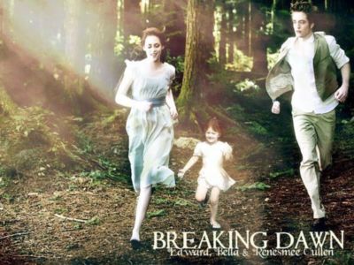 Twilight Breaking dawn Edvard, Bella & Renesmee