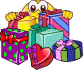 Christmas Smile with gifts