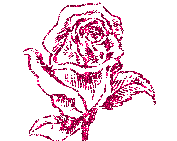 Glitter rose
